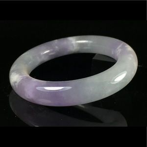 59mm  Natural Lavender Jadeite jade Bangle Bracele
